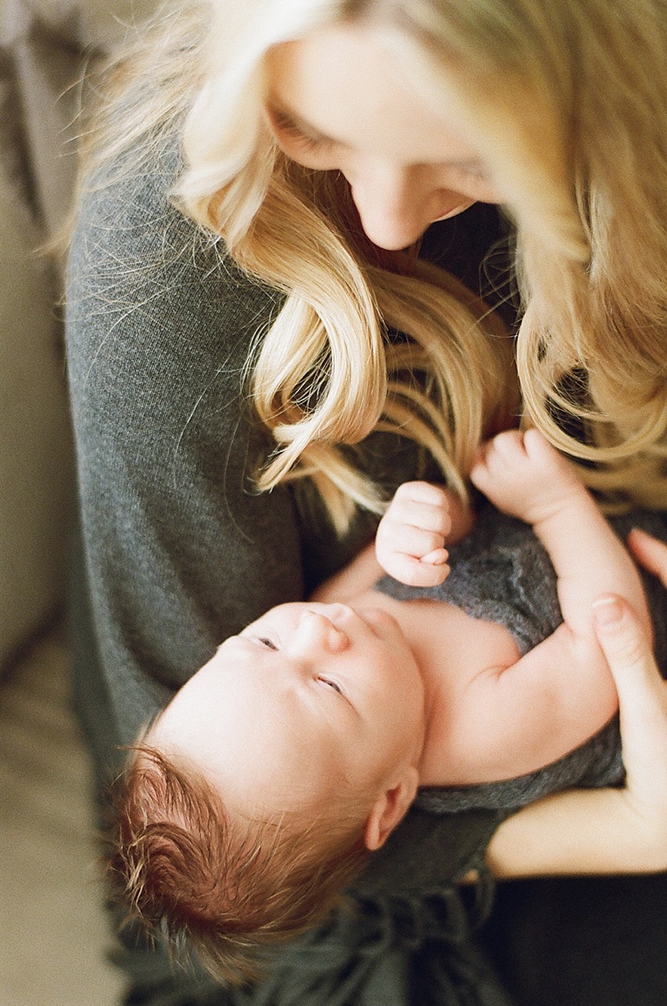 Natural Light Film Newborn Session by Acres of Hope Photography