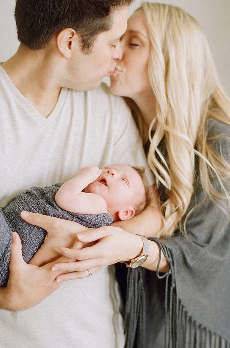 Natural Light Film Newborn Session by Acres of Hope Photography