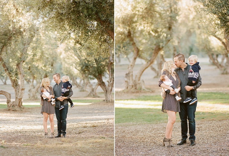 Fall Family Session in an Olive Grove by Acres of Hope Photography