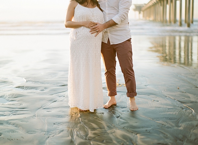 San Diego Beach Maternity Session by Acres of Hope Photography