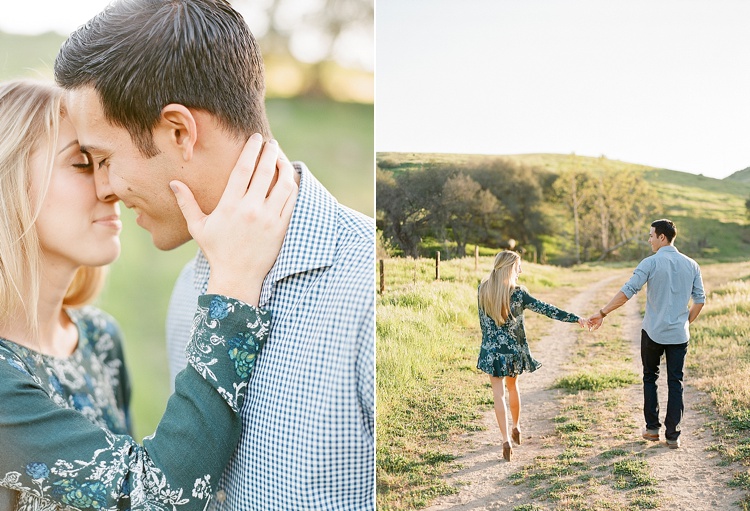 Romantic Springtime Engagement Session by Acres of Hope Photography