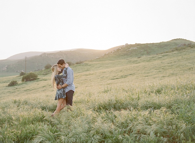 Romantic Springtime Engagement Session by Acres of Hope Photography
